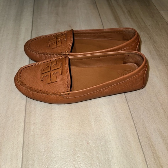 Tory Burch Brown Leather Flats - Picture 2 of 4